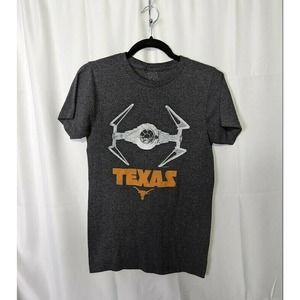 Texas Longhorns Star Wars SMALL T-Shirt Tie Fighter Evil Empire